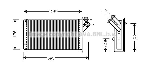 AVA QUALITY COOLING šilumokaitis, salono šildymas CN6129